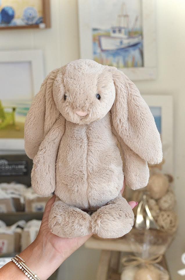 JELLYCAT BASHFUL BEIGE BUNNY LARGE Bashful Beige Bunny Medium Plush Toy - Pillow Talk