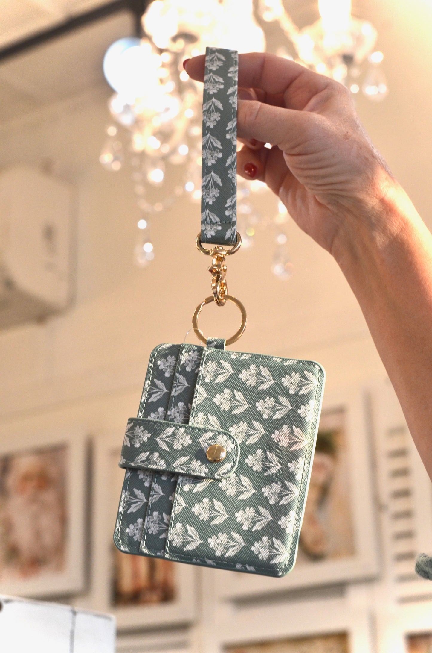 ID card wallet and keychain