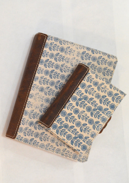 Canvas/Leather Journal Large