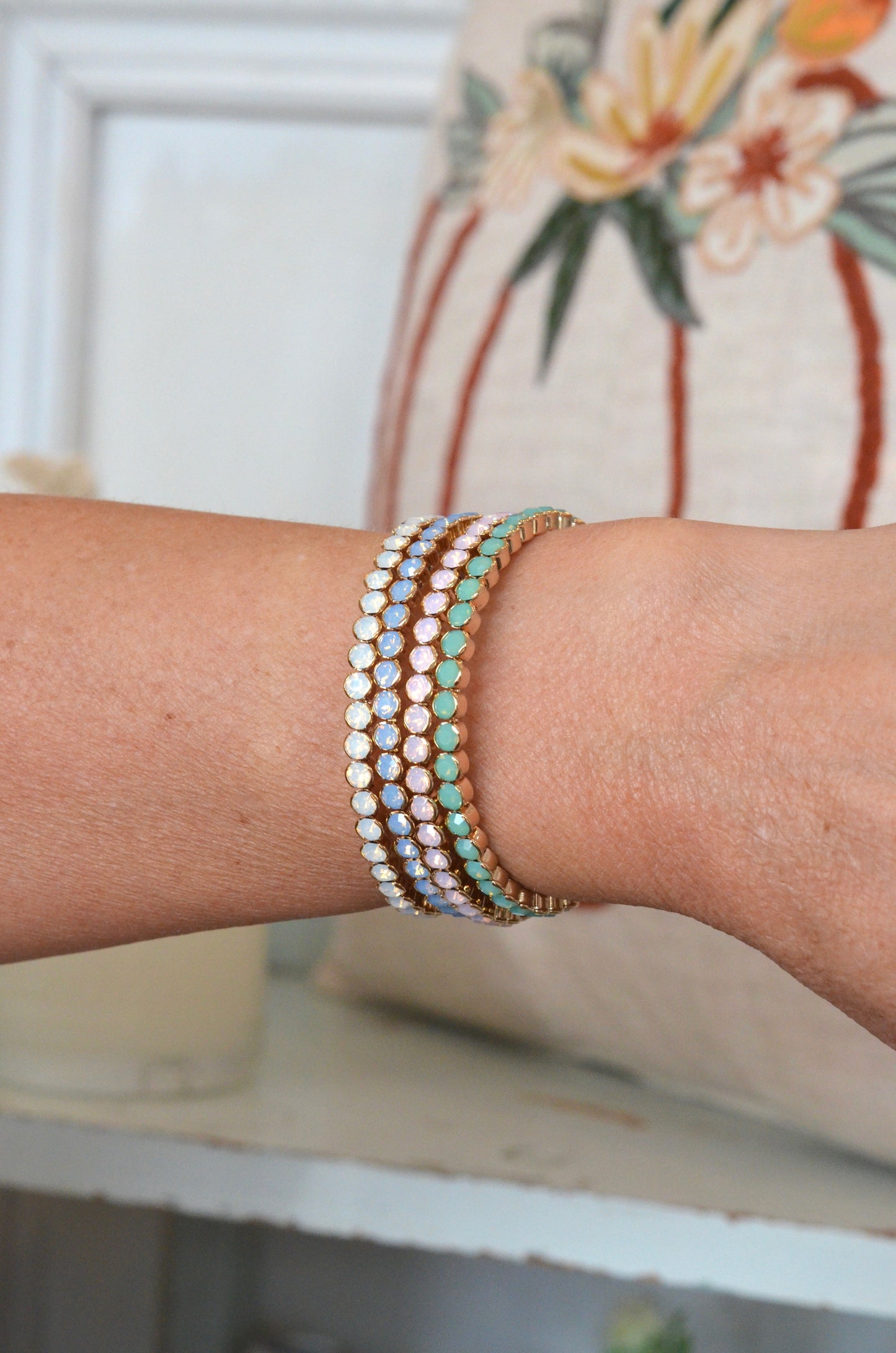 Opal Rhinestone Bracelet