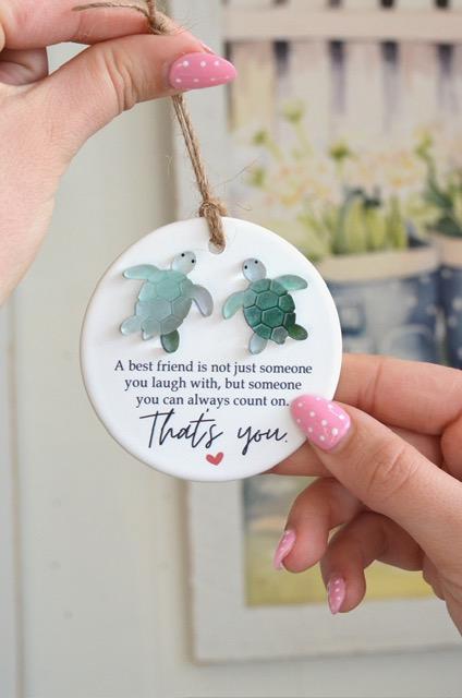 Best Friend Ceramic Ornament
